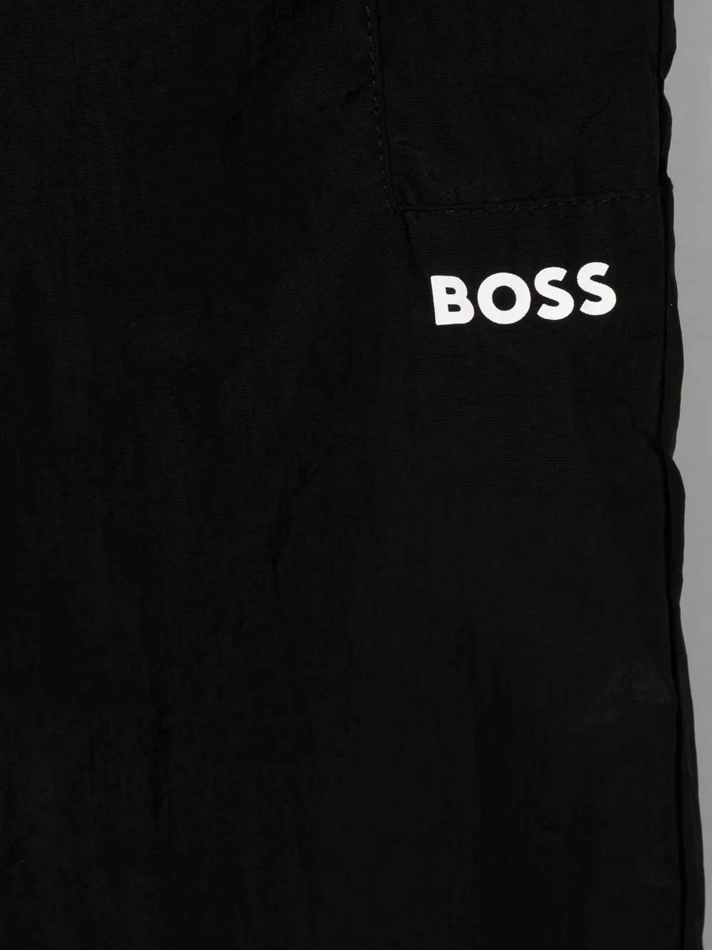 Bosswear Color-block Cargo Trousers In Black