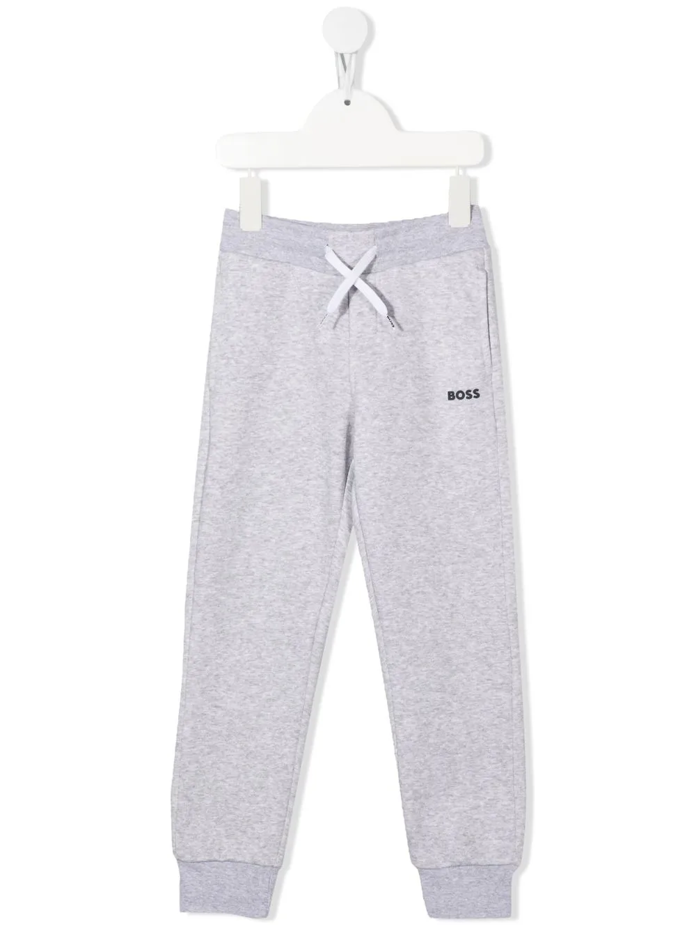 

BOSS Kidswear pants con logo estampado - Gris