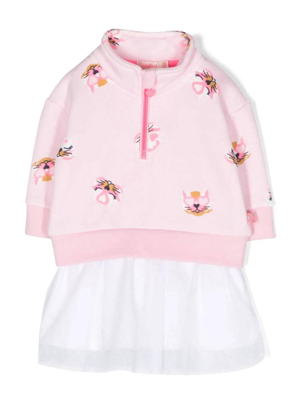 

Billieblush vestido con animal print - Rosado