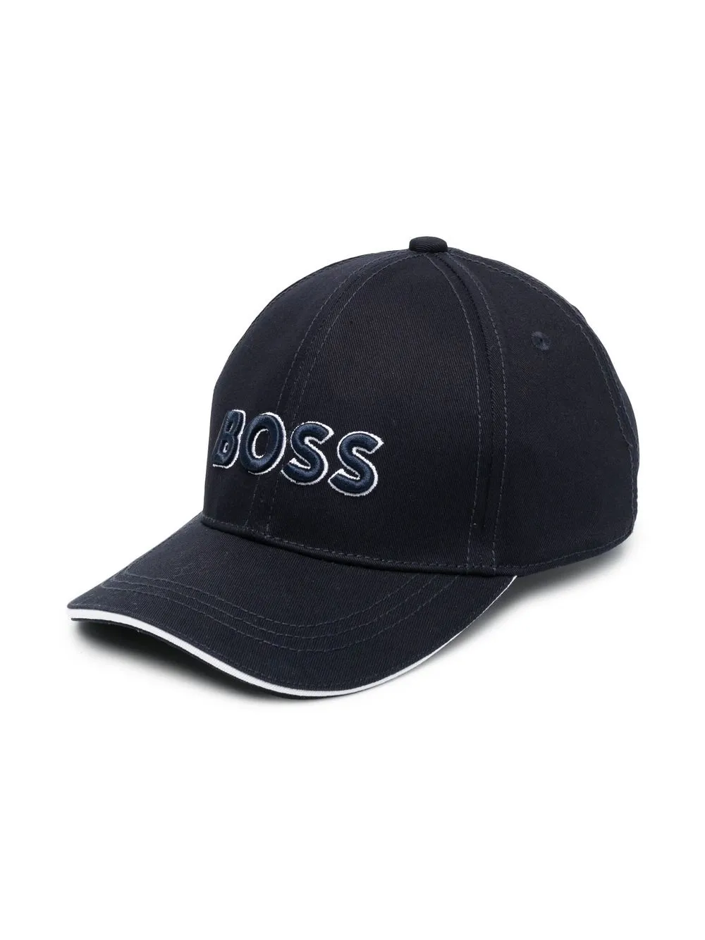 

BOSS Kidswear gorra con logo bordado - Azul