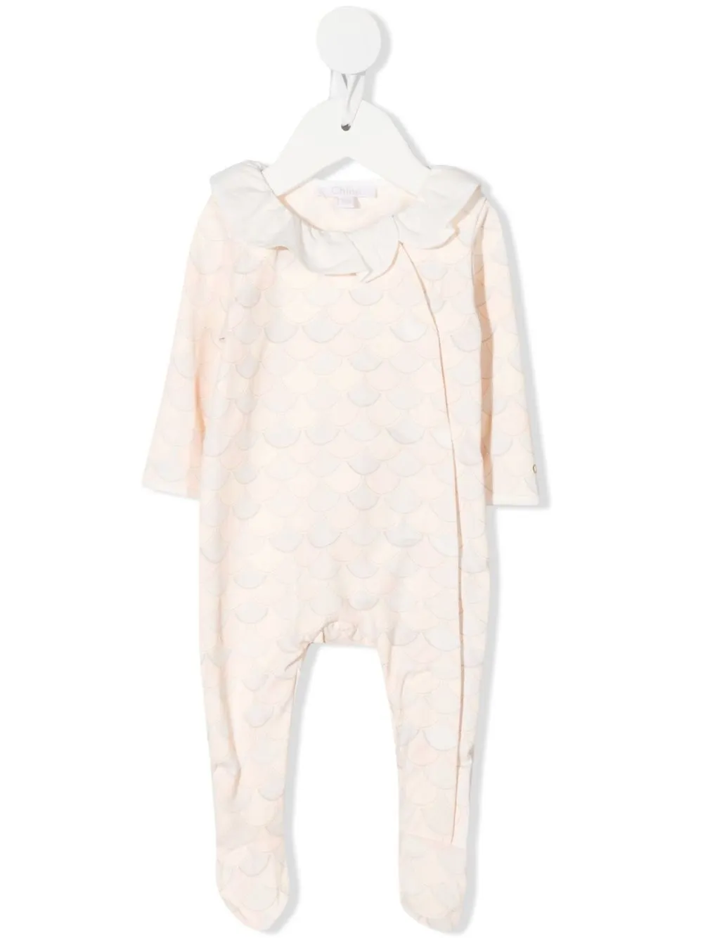 

Chloé Kids set de pijama con volantes en el cuello - Naranja