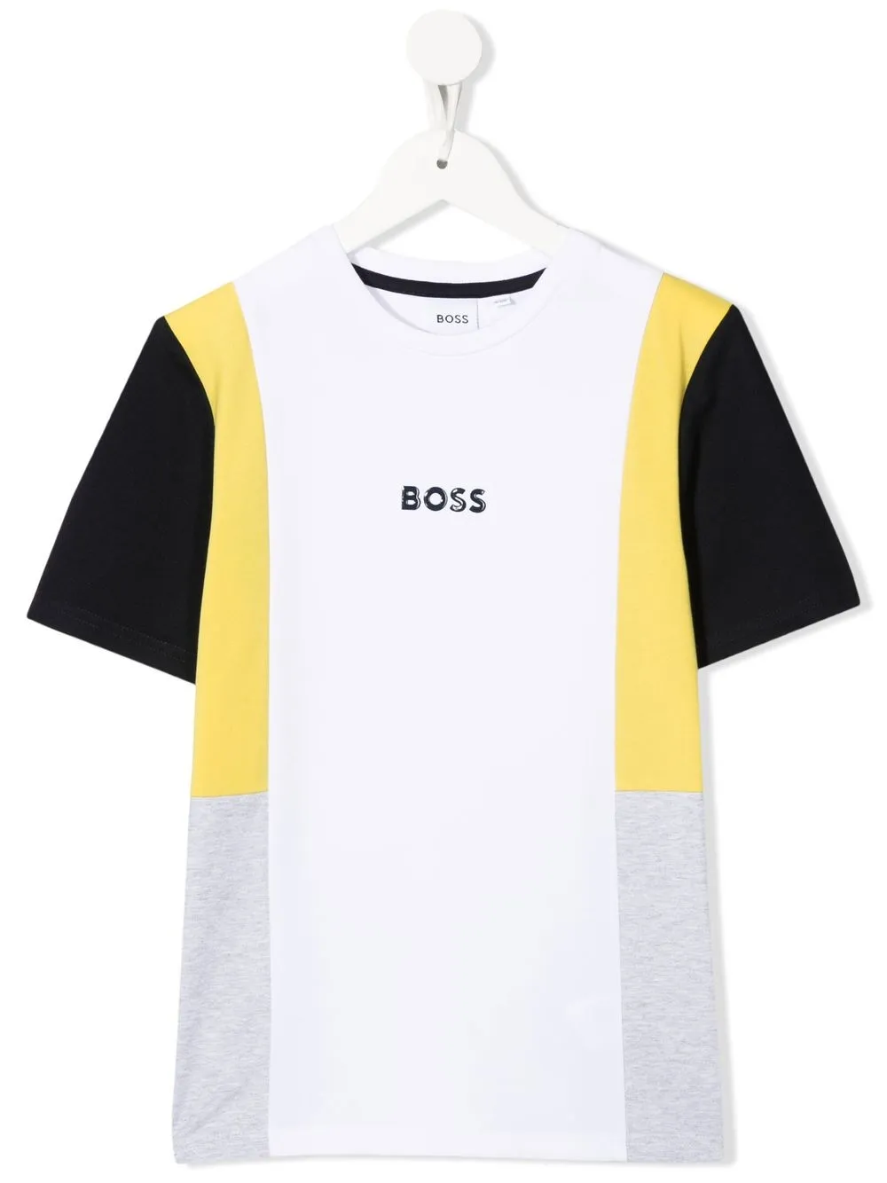 

BOSS Kidswear playera con logo en relieve - Blanco