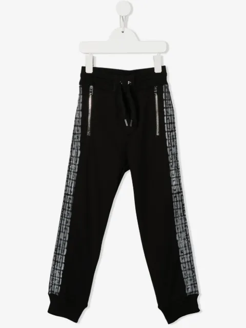 Givenchy Kids pants con franjas del logo