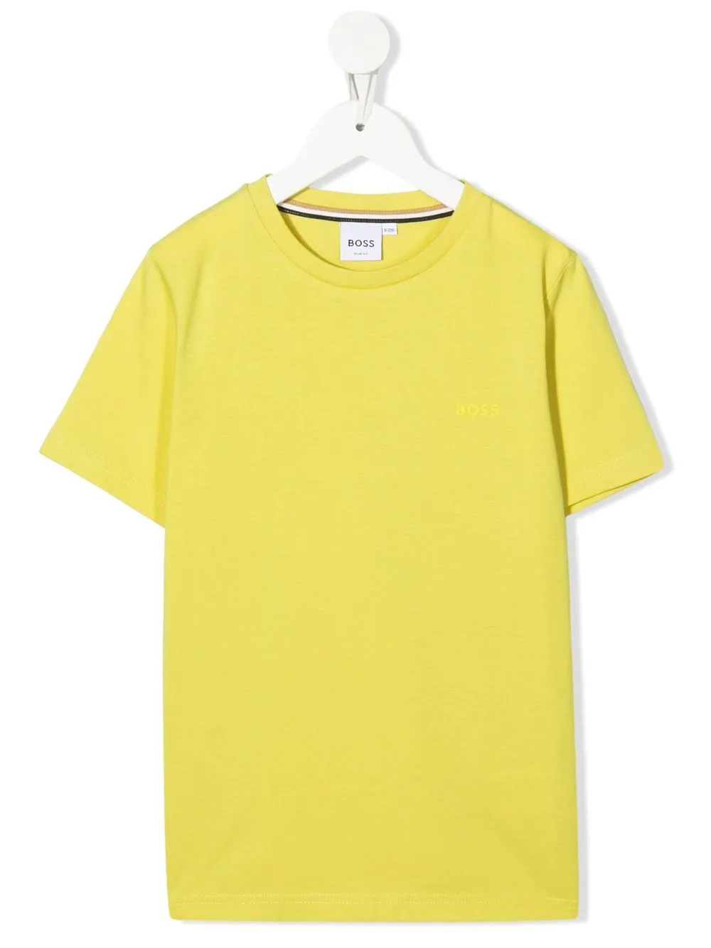 

BOSS Kidswear playera manga corta con logo estampado - Amarillo