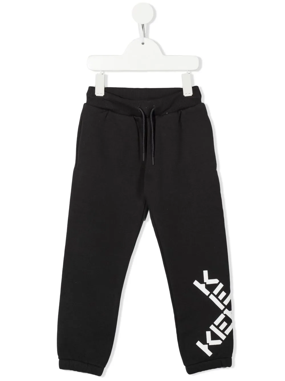 

Kenzo Kids pants con logo estampado - Gris