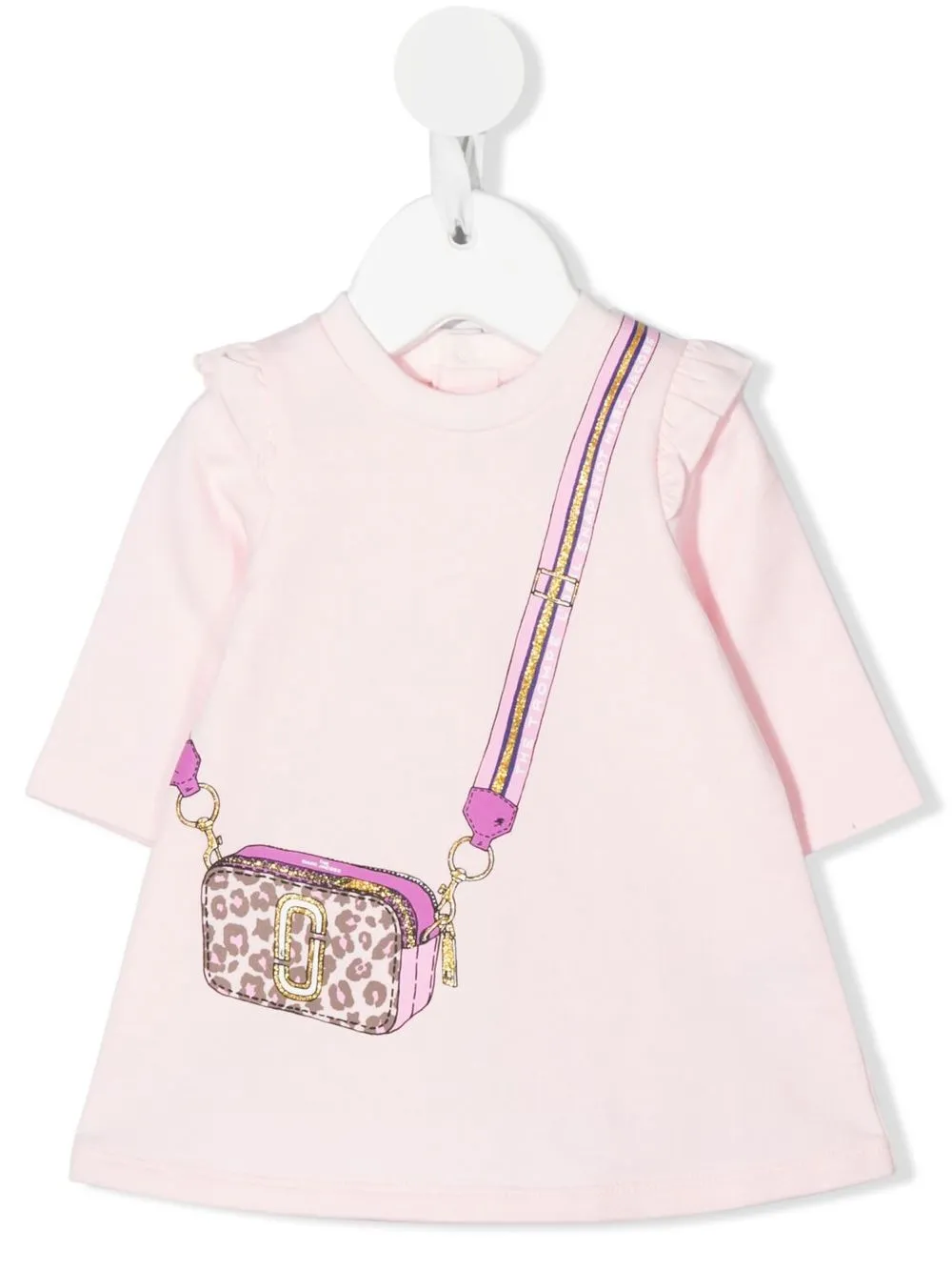 

Marc Jacobs Kids vestido con estampado Snapshot - Rosado