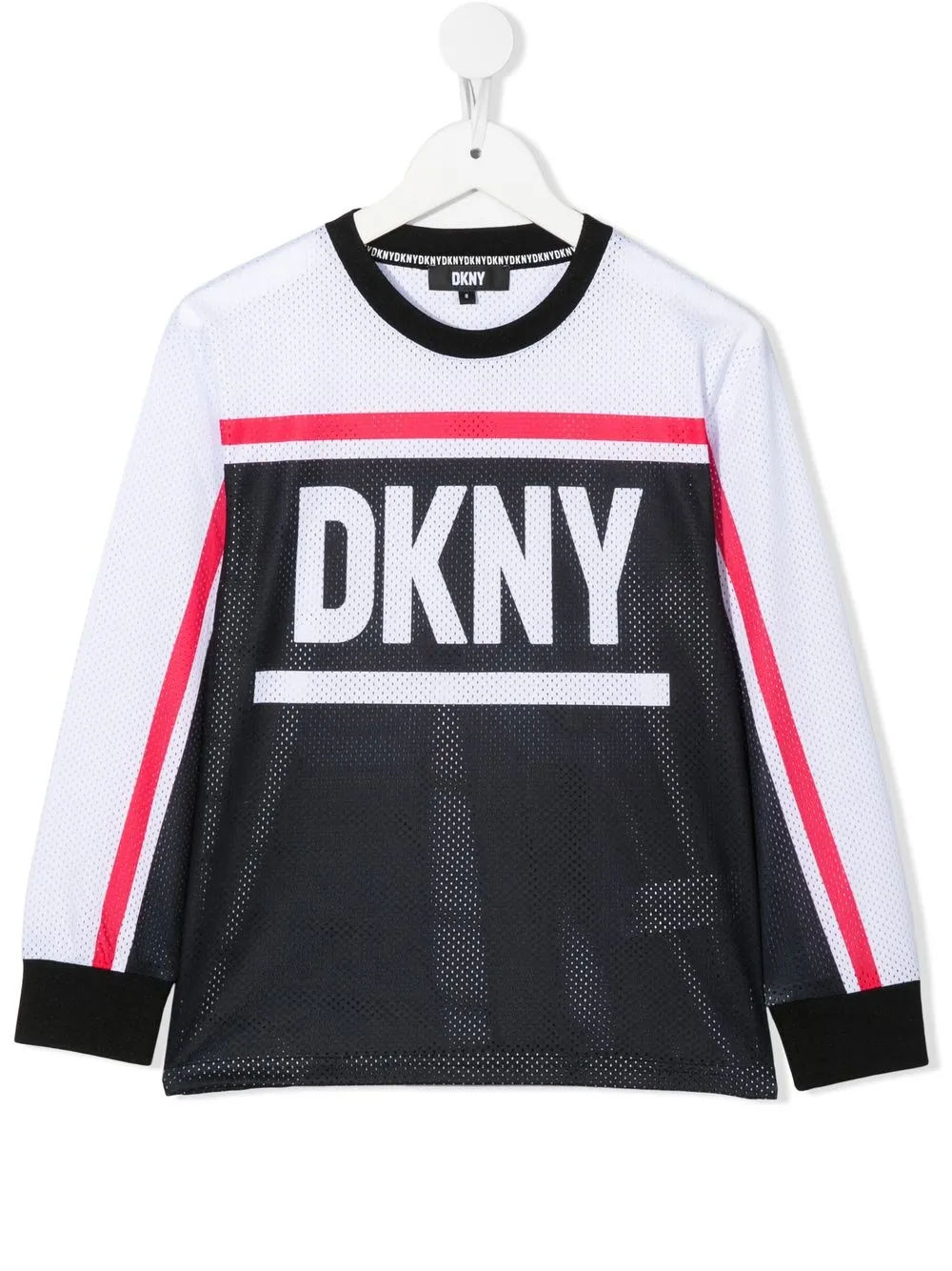 

Dkny Kids logo-print sports T-shirt - Black