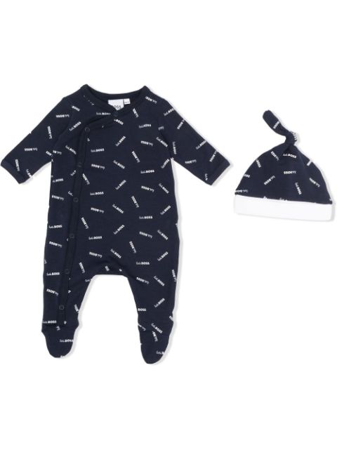 BOSS Kidswear set de pijama con logo estampado