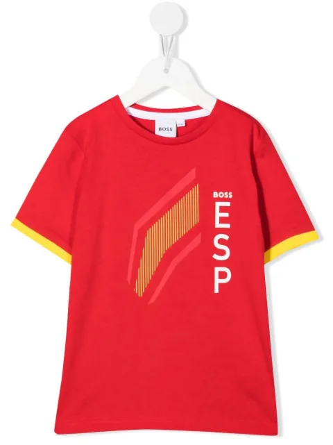 BOSS Kidswear Spain logo-print T-shirt