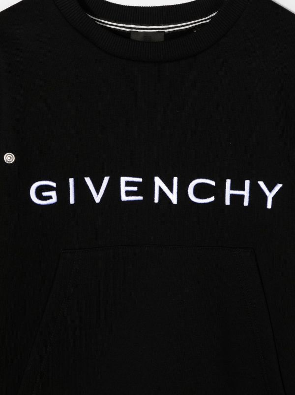 Givenchy Kids Bandana Logo Print Hoodie Farfetch