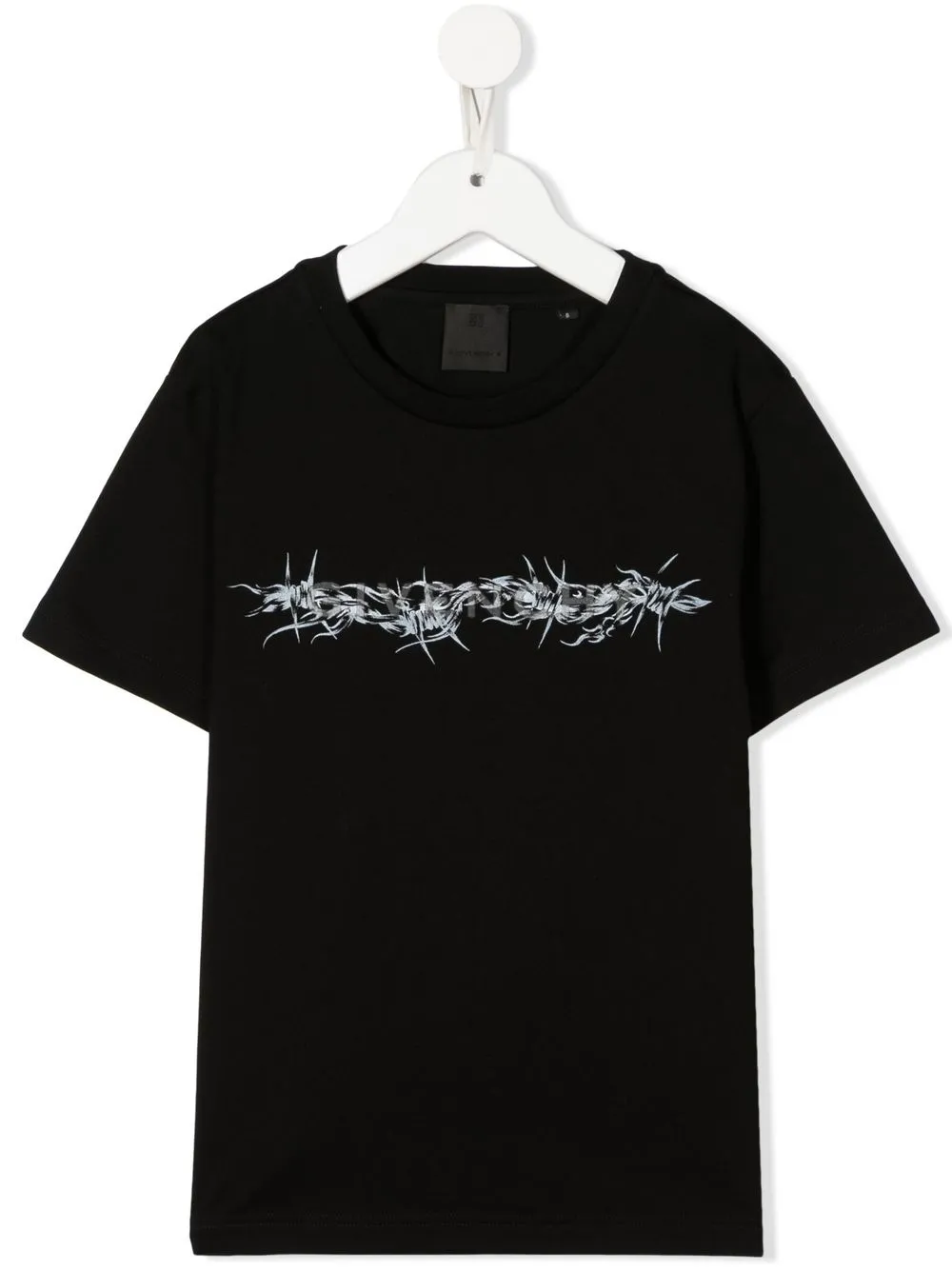 

Givenchy Kids playera con aplique del logo - Negro