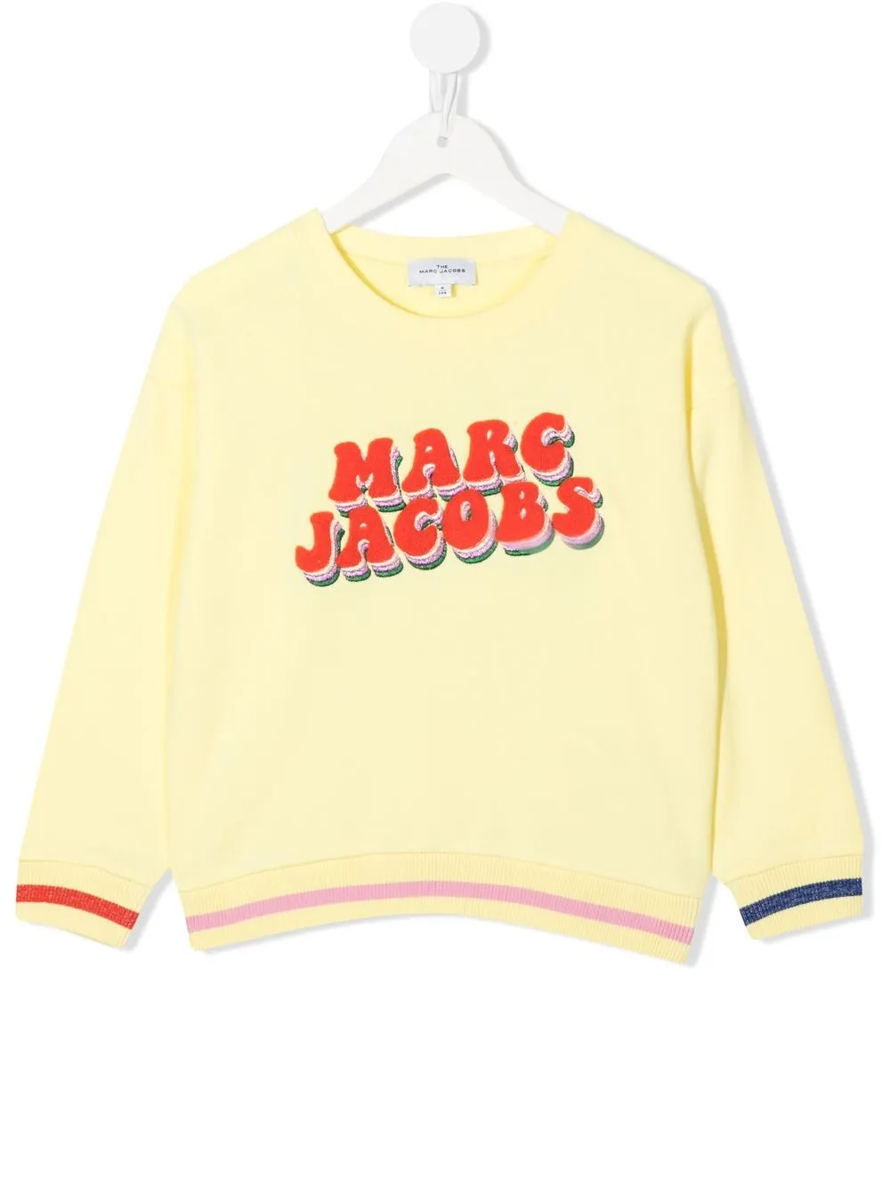 

Marc Jacobs Kids sudadera con parche del logo - Amarillo