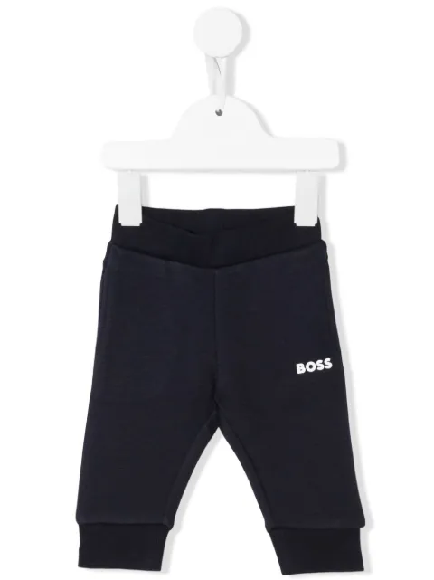 BOSS Kidswear logo-print track pants