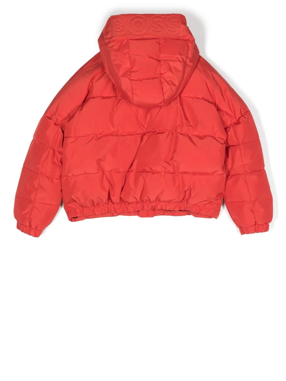 BOSS Kidswear Gewatteerd donsjack - Rood