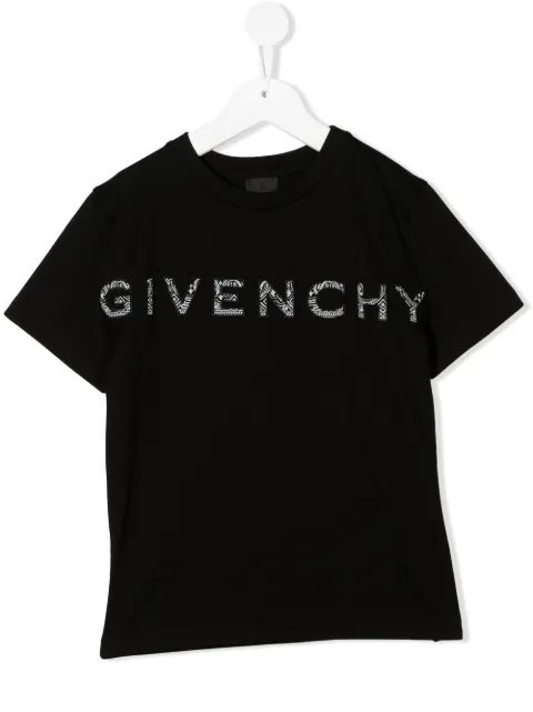 Givenchy Kids 4G logo patch T-shirt