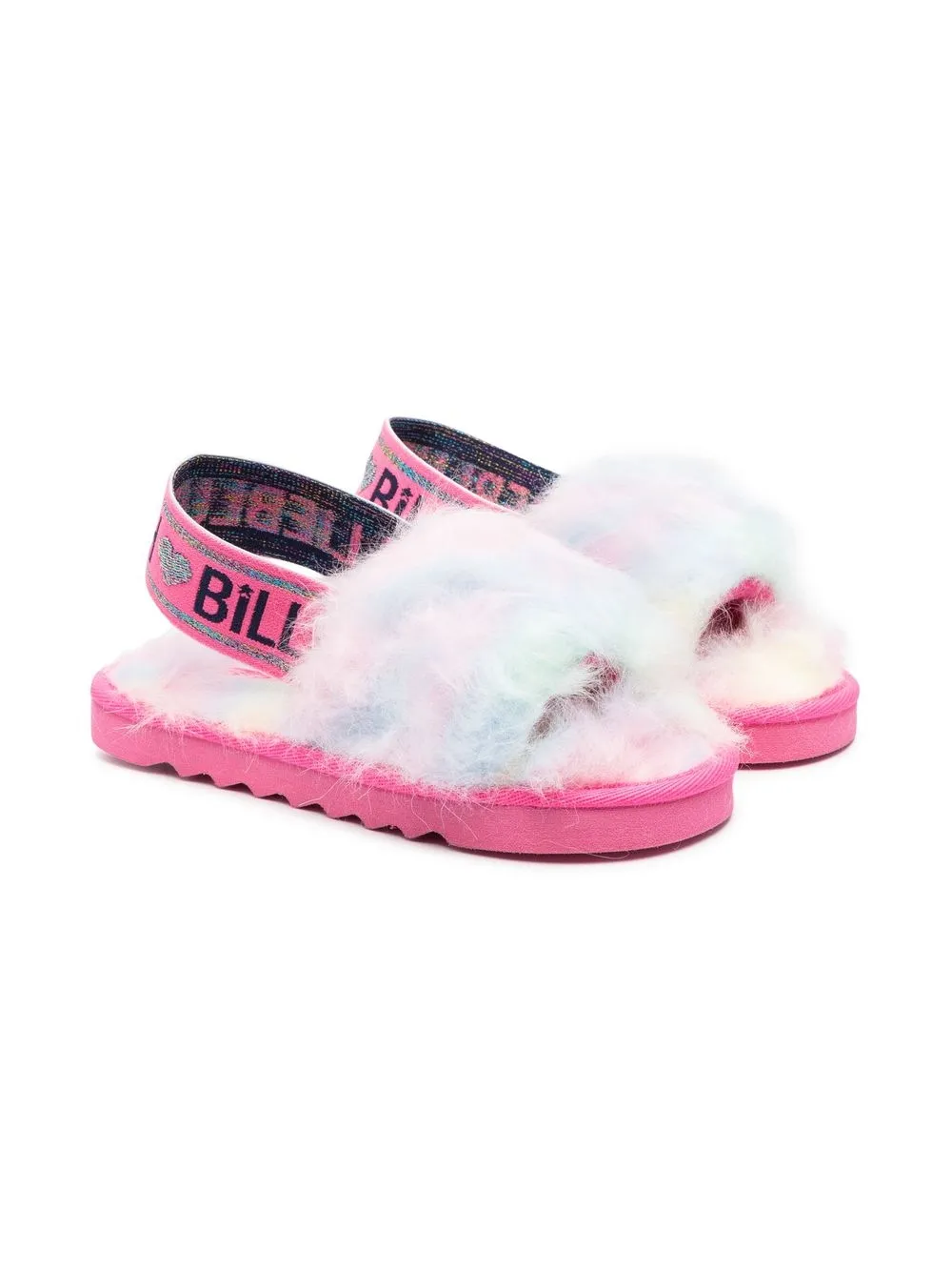 

Billieblush sandalias Aqua con logo en correa - Rosado