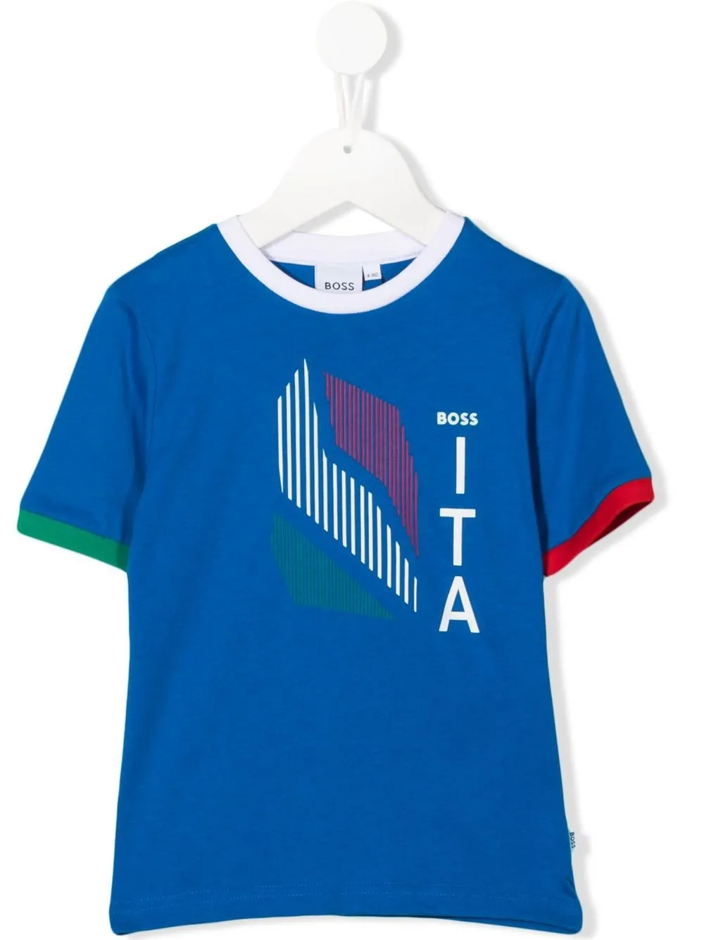 

BOSS Kidswear playera Italy con logo - Azul