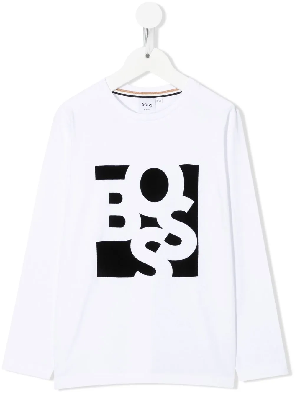 

BOSS Kidswear logo-print long-sleeve T-shirt - White