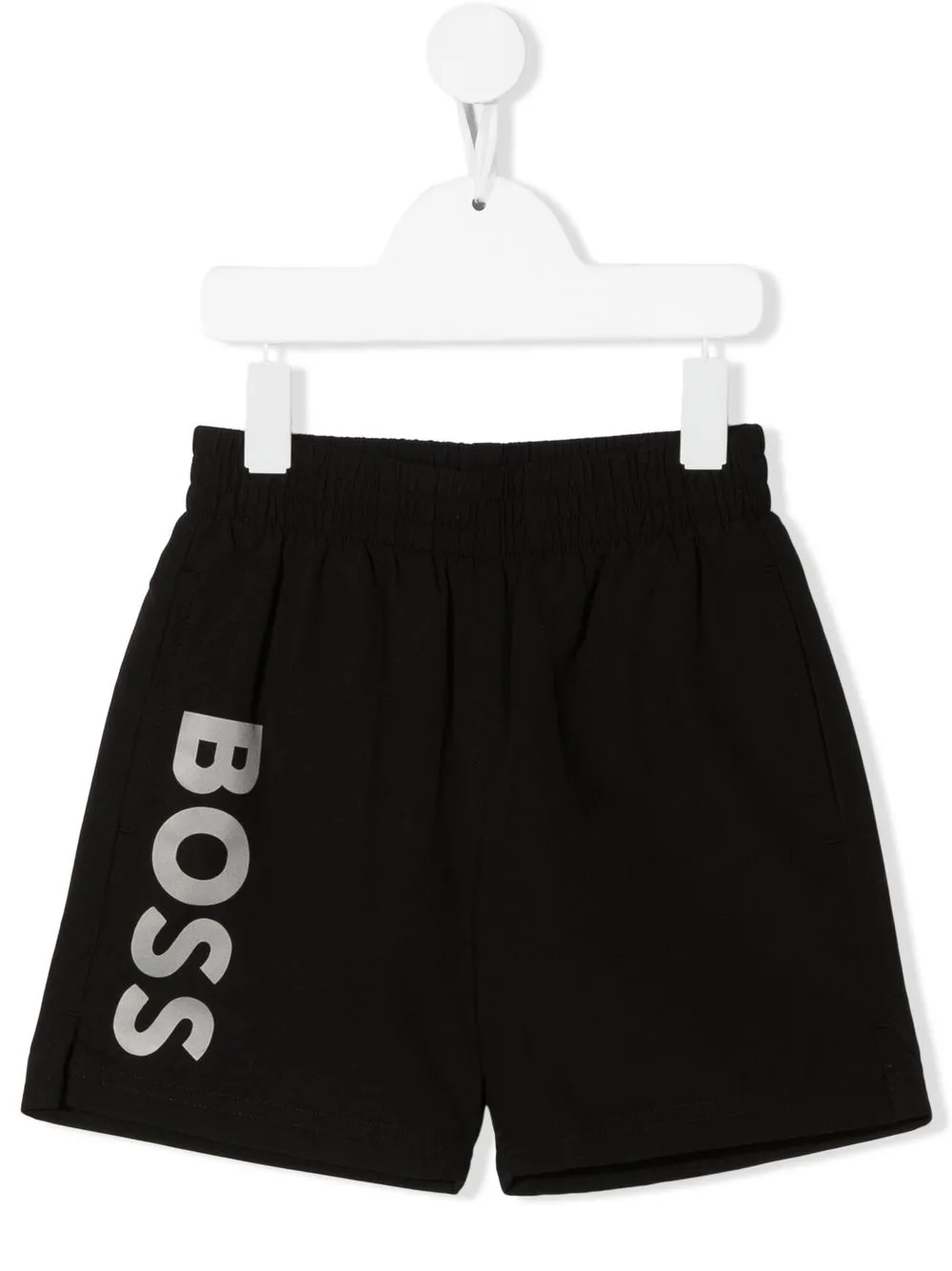 

BOSS Kidswear shorts con logo estampado - Negro