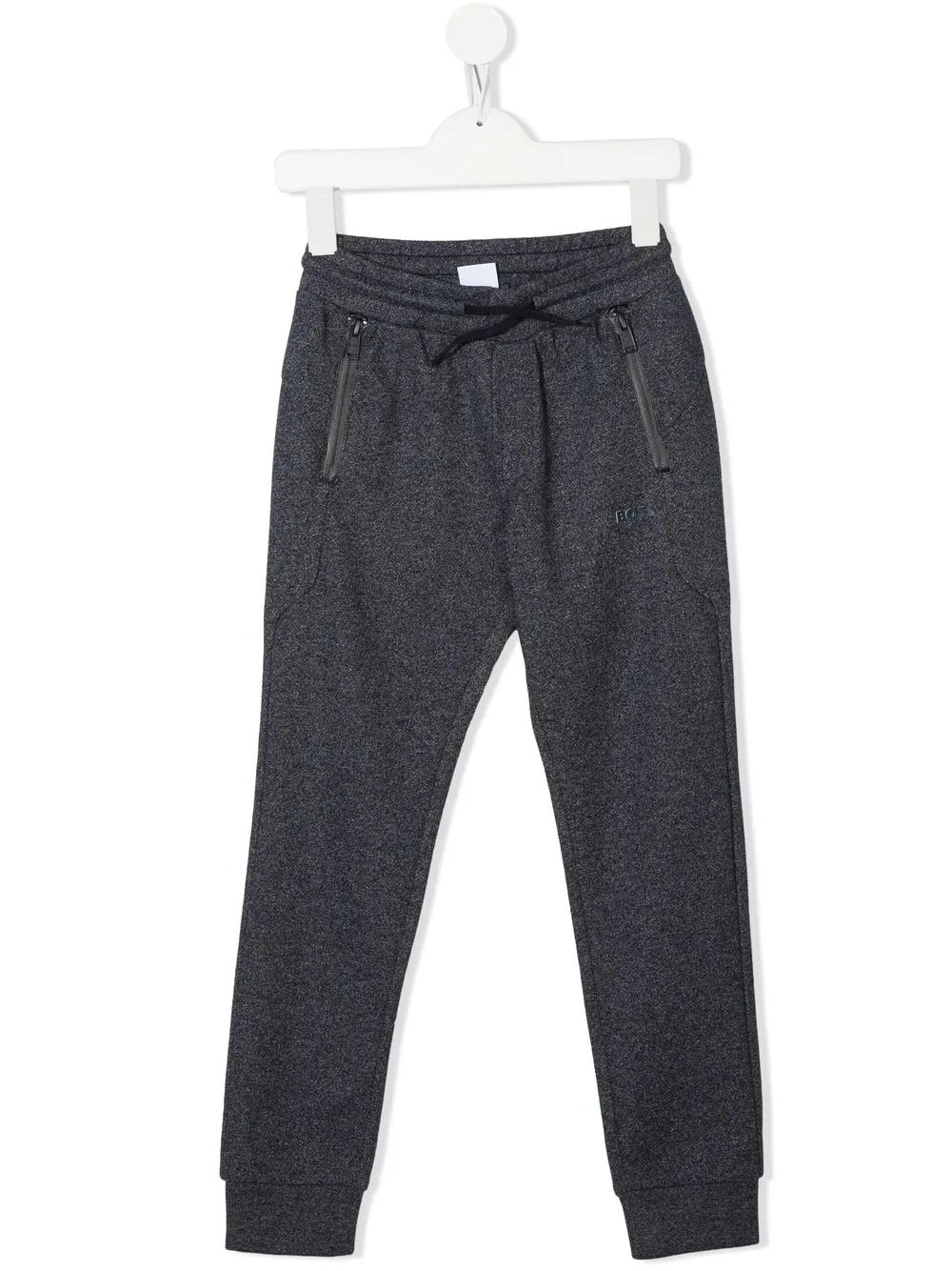 

BOSS Kidswear pants con placa del logo - Azul