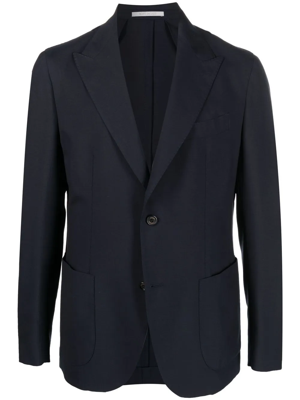 

Eleventy contrast-stitching tailored blazer - Blue