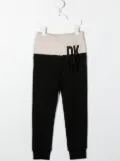 Dkny Kids tapered-leg joggers - Black