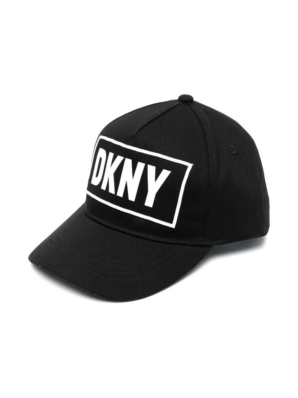 Dkny Kids gorra con logo estampado - Negro