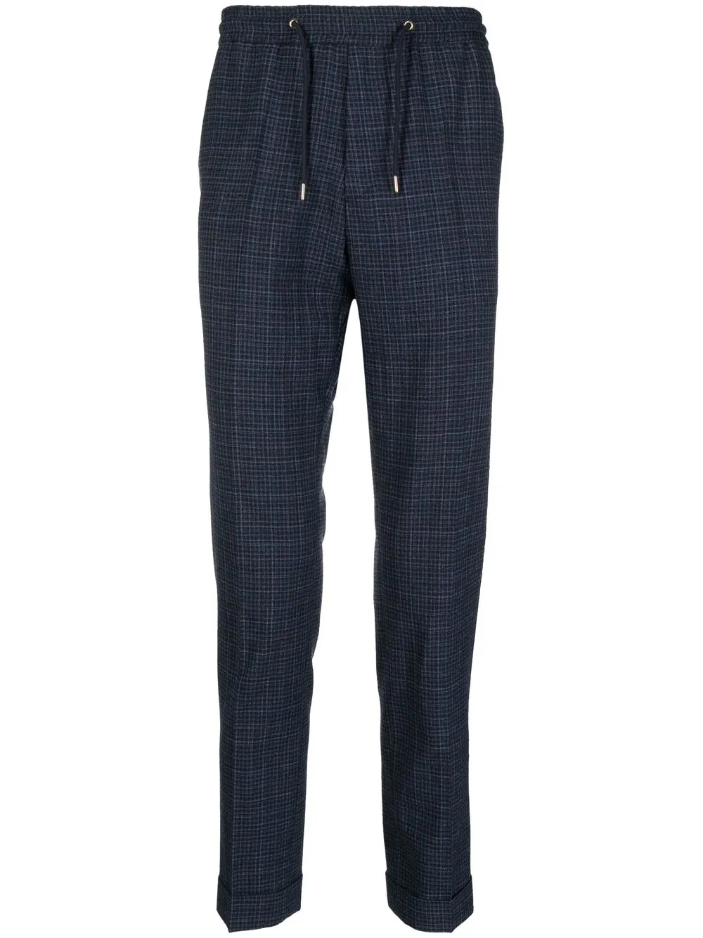 

Paul Smith pantalones rectos con cuadros estampados - Azul