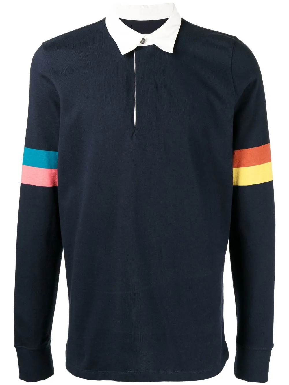 

Paul Smith playera tipo polo de manga larga - Azul