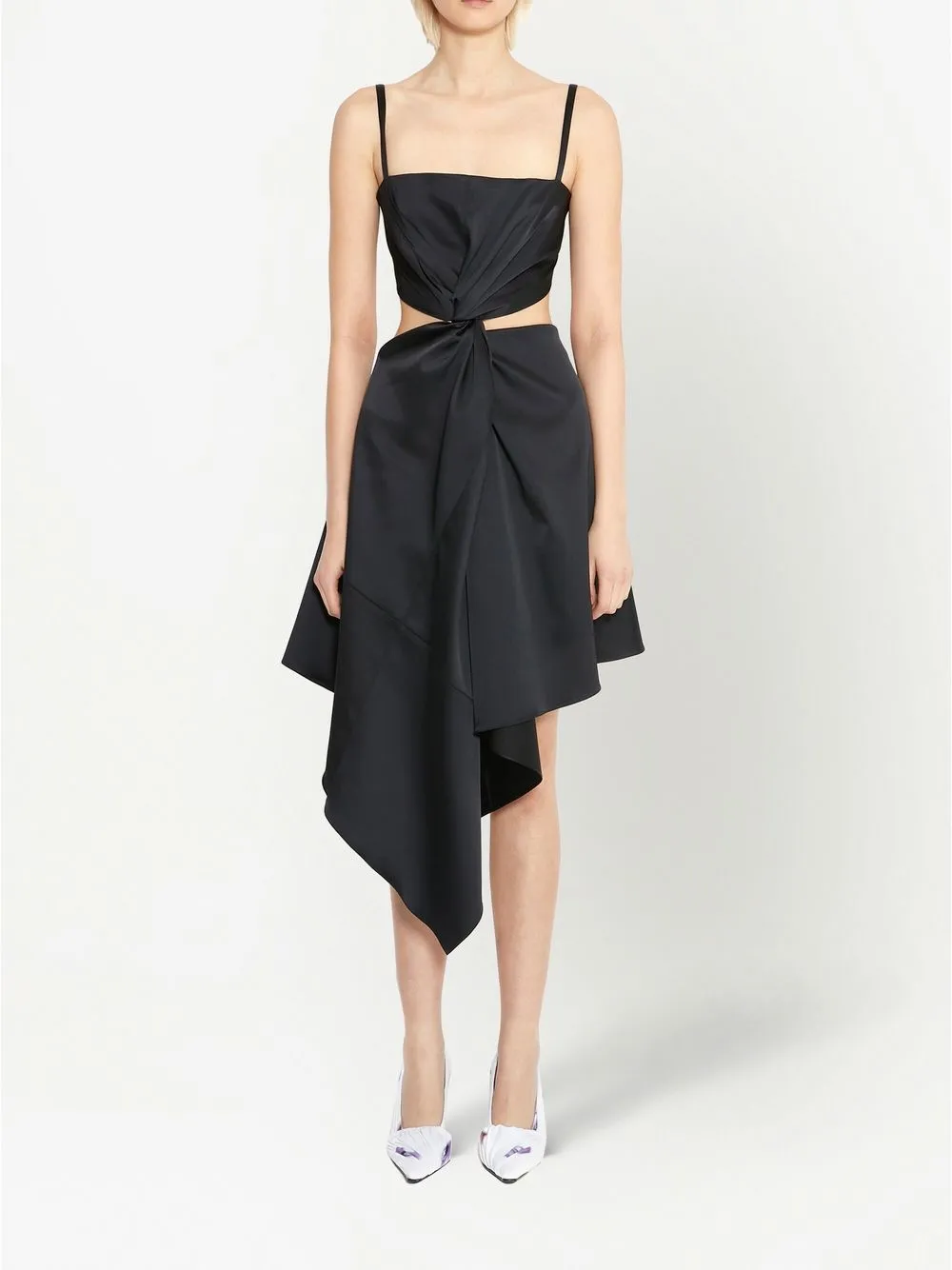 JW Anderson Asymmetrische jurk - Zwart