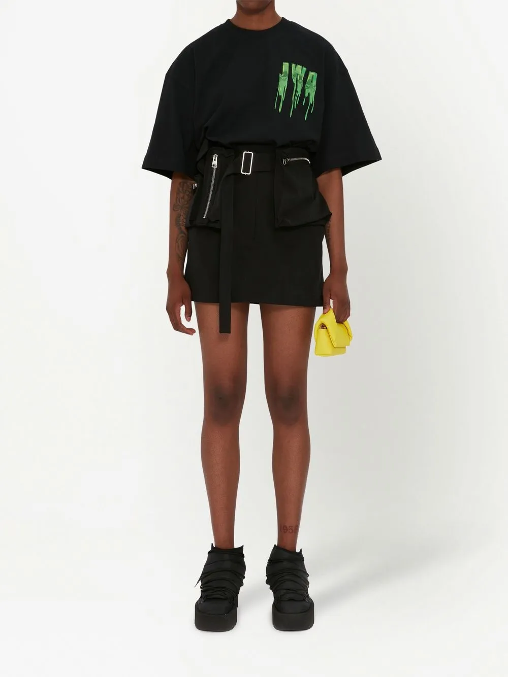JW Anderson Oversized T-shirt - Zwart