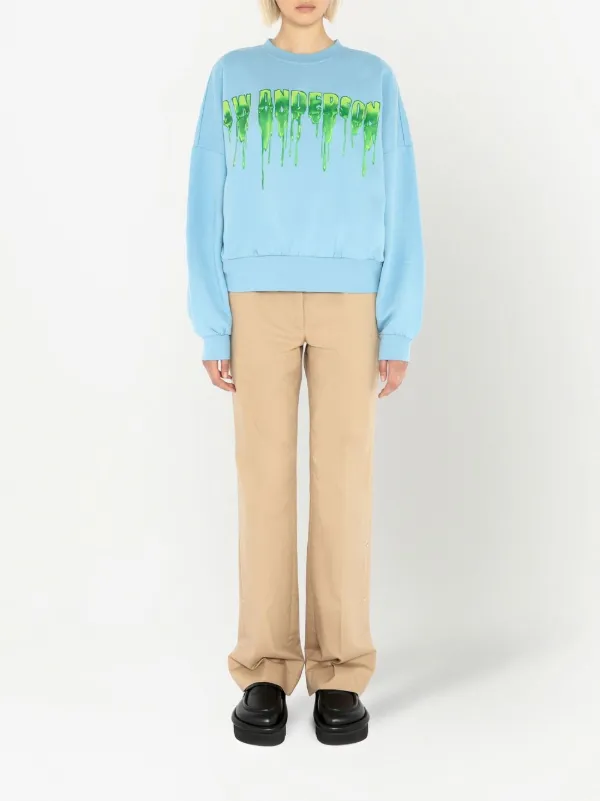 JW Anderson Slime ロゴ スウェットシャツ   Farfetch