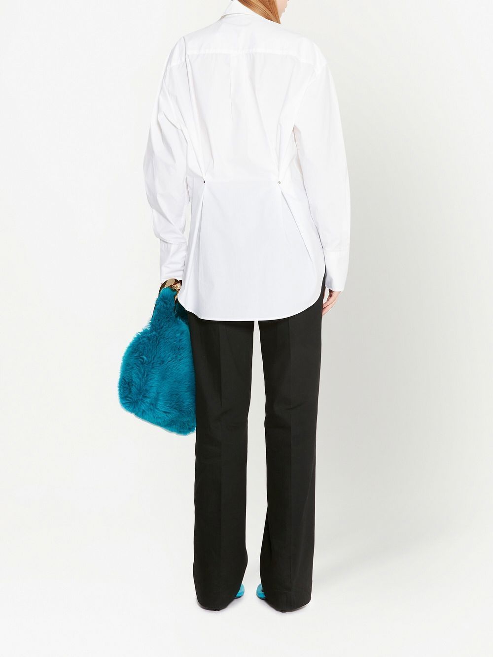 JW Anderson rivet pleat cotton shirt Women