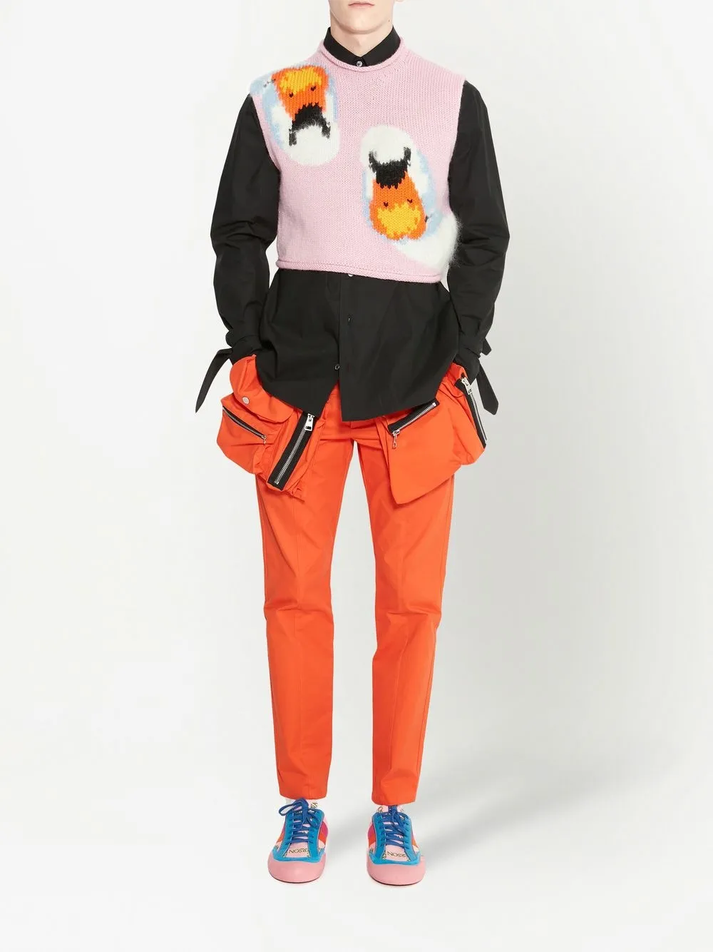 JW Anderson Cropped top - Roze