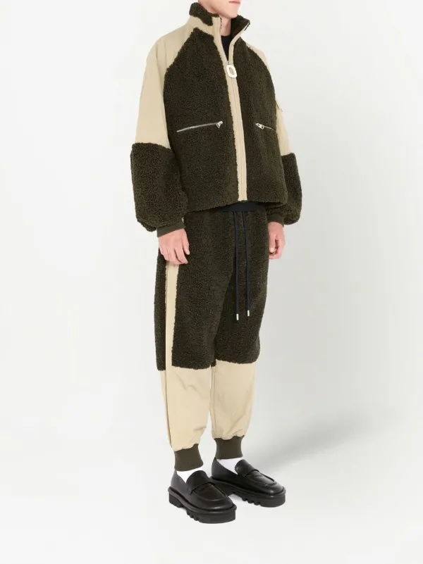 JW Anderson カラーブロック フリース トラックジャケット - Farfetch