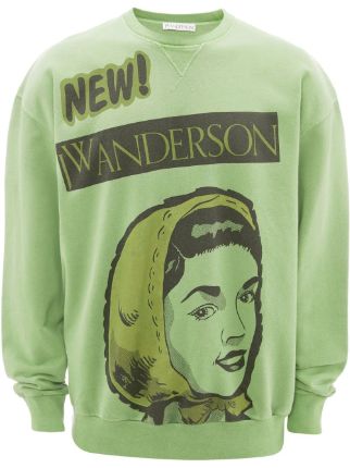 JW Anderson graphic-print Sweatshirt - Farfetch