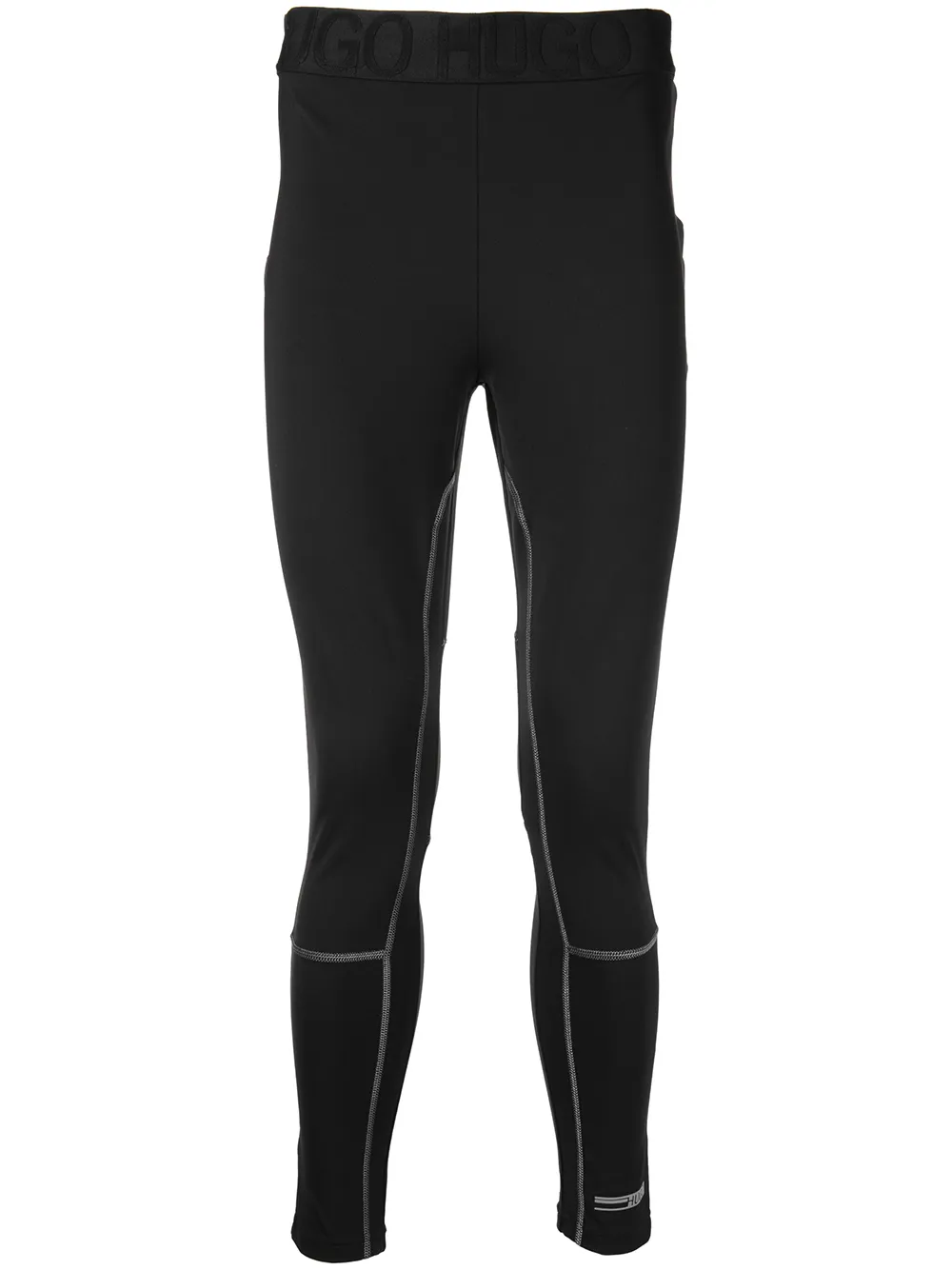 

HUGO seam-detail leggings - Black