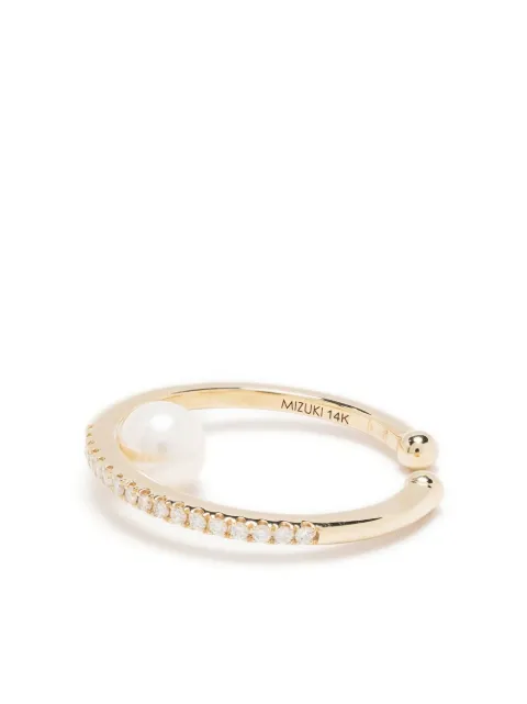 Mizuki 14kt Ear Cuff aus Gelbgold
