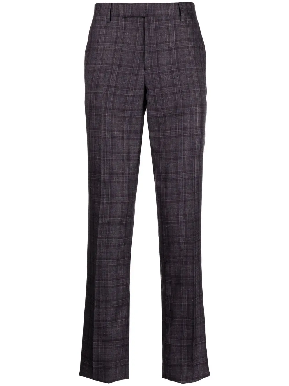 

Paul Smith pantalones rectos con cuadros estampados - Morado