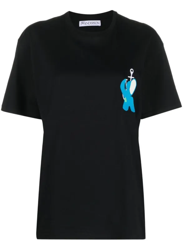 JW Anderson JW Anchor Cotton T-shirt - Farfetch