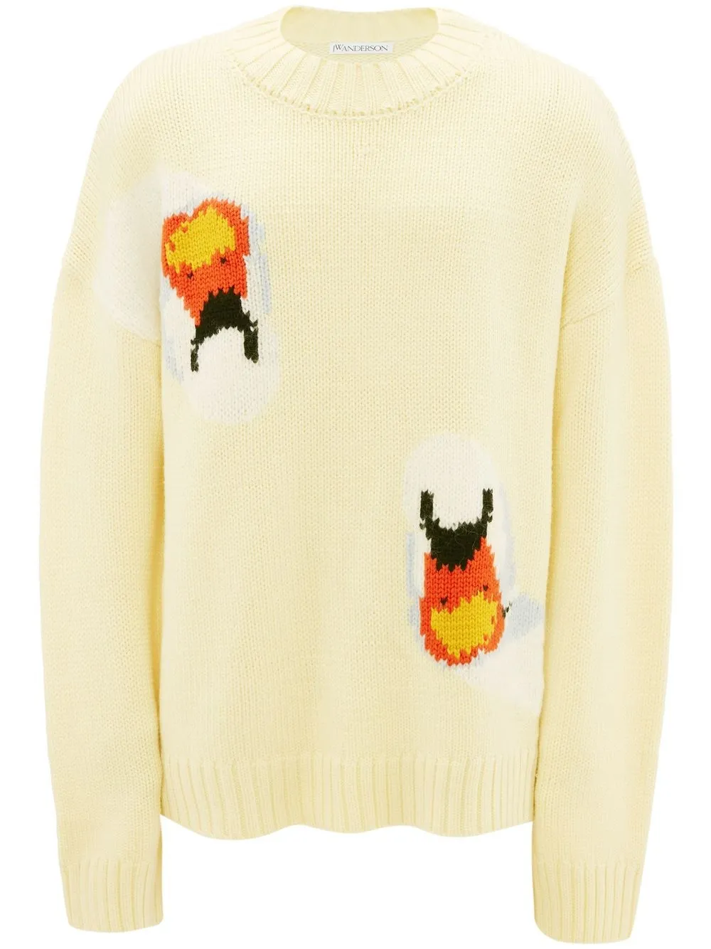 

JW Anderson suéter tejido de intarsia - Amarillo