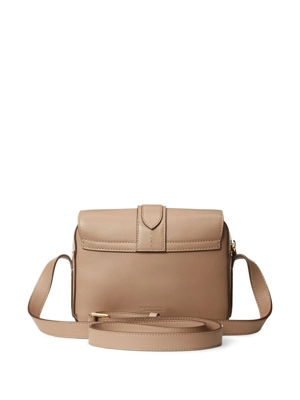 Ralph Lauren Leather Crossbody Bag In Brown