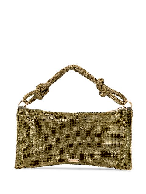 Cult Gaia Hera Nano rhinestone shoulder bag