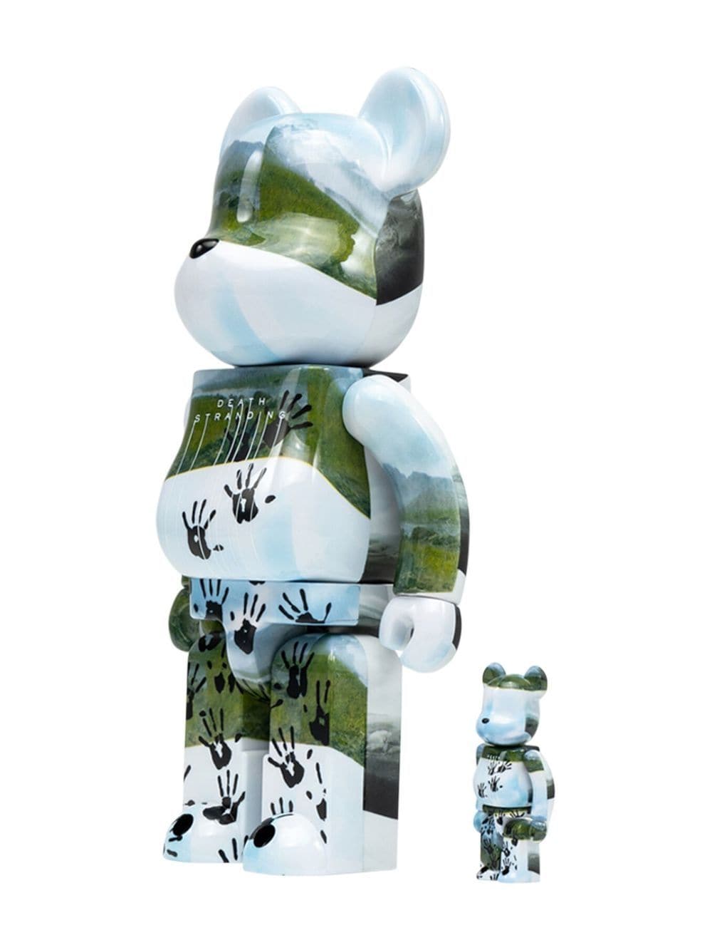 Shop Medicom Toy X Death Stranding Be@rbrick Figure Set In Blue