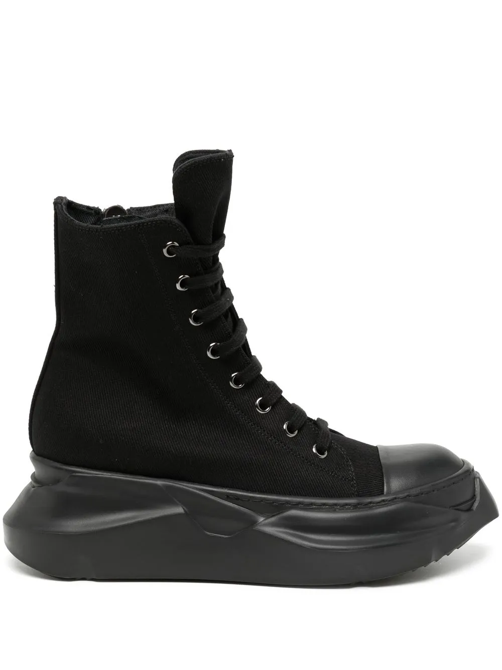 

Rick Owens DRKSHDW tenis altos con suela gruesa - Negro