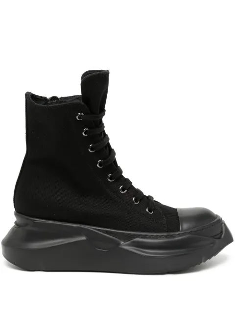 chunky canvas high top sneakers