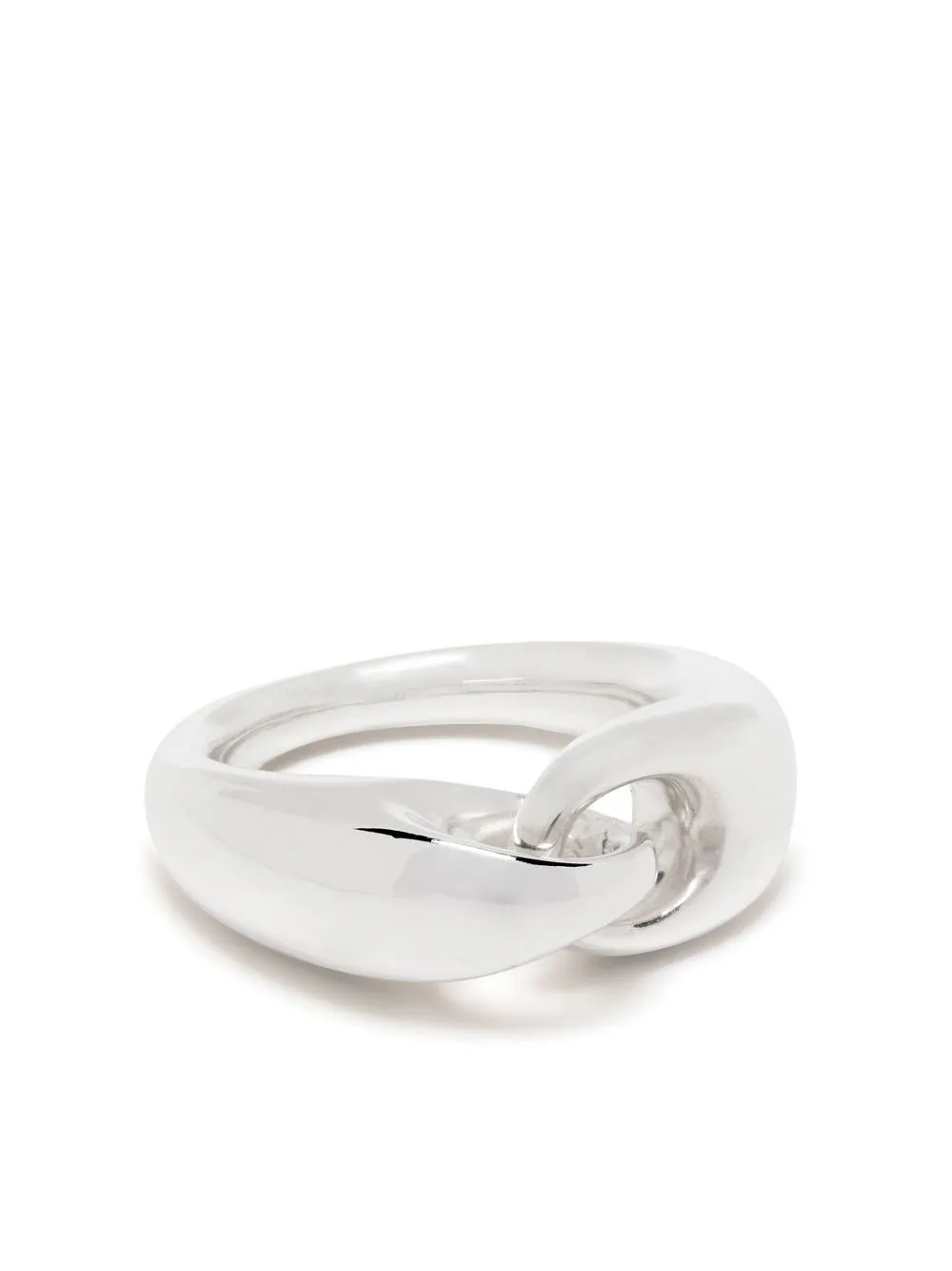 Georg Jensen Sterling Silver Reflect Ring - Farfetch