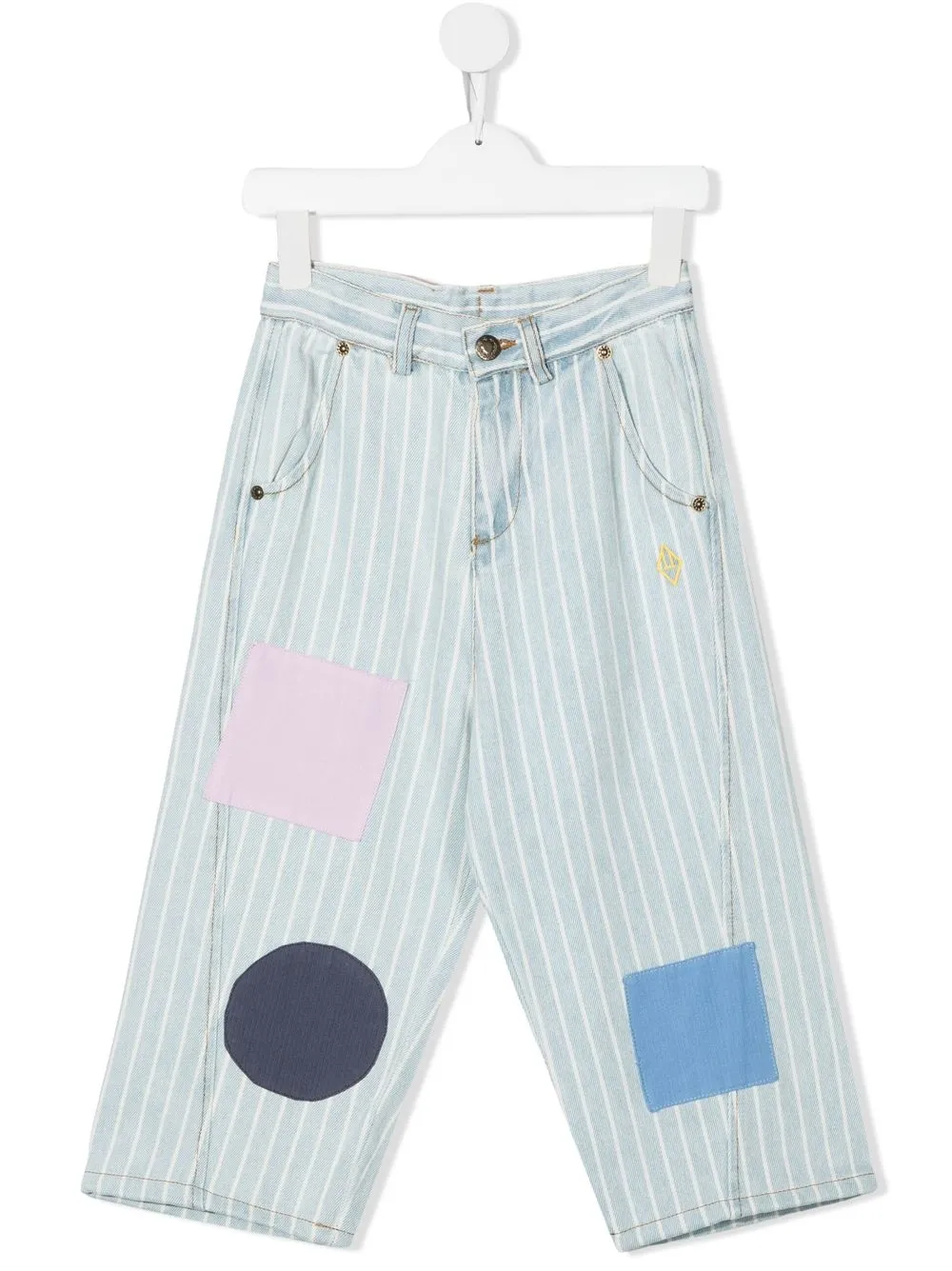 

The Animals Observatory stripe-detail casual trousers - Blue