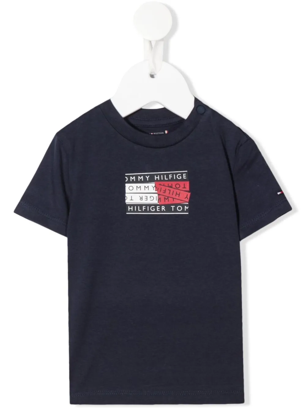 

Tommy Hilfiger Junior logo-print short-sleeve T-shirt - Blue