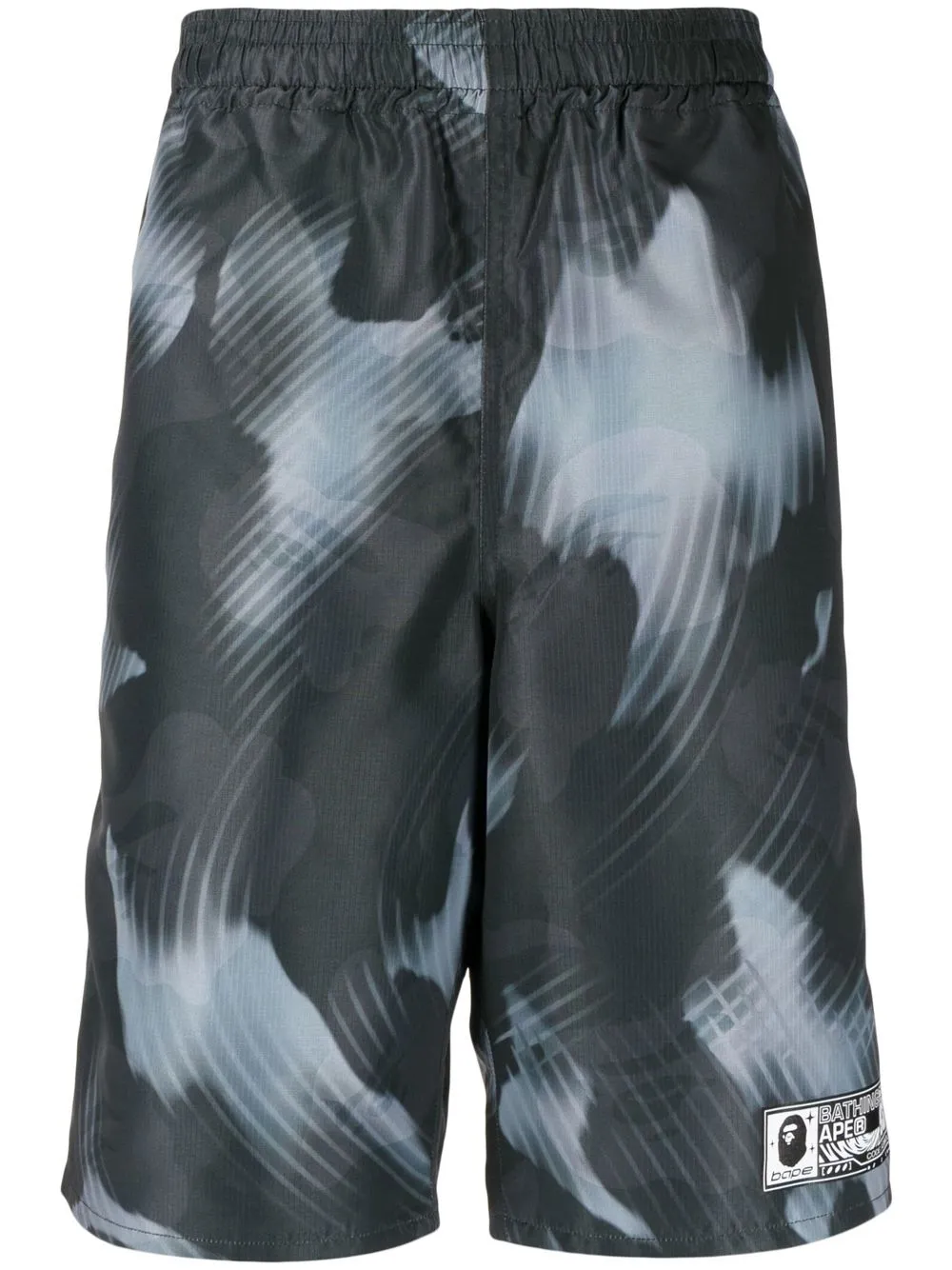 

A BATHING APE® shorts deportivos con estampado gráfico - Verde